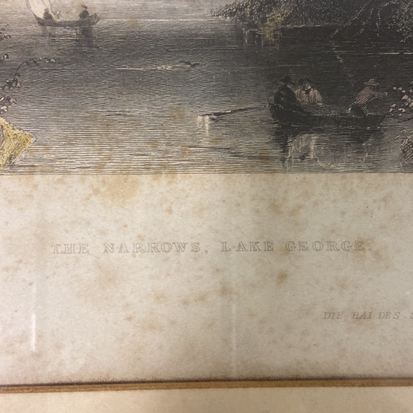 Bartlett Lake George Barrows print - Picture 3 of 7